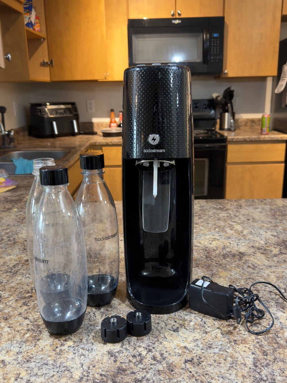 SodaStream Black Sparkling Water Maker - Black